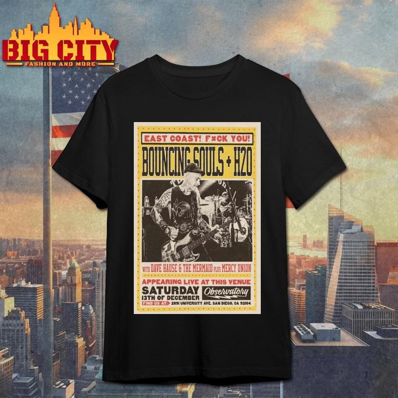 The Bouncing Souls San Diego California December 13 2025 Poster Shirt