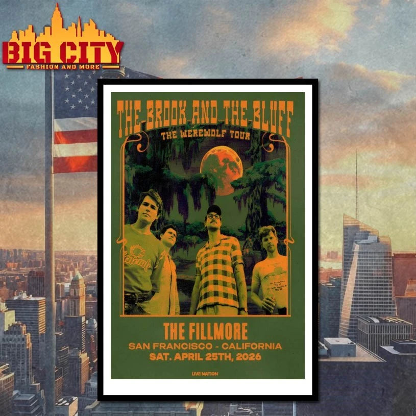 The Brook And The Bluff Apr 25 2026 San Francisco Tour Poster shirt