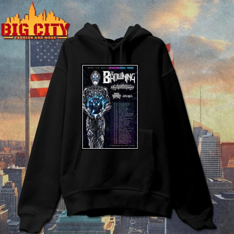 The Browning Burn This World EVOLVED America Tour 2026 Poster shirt