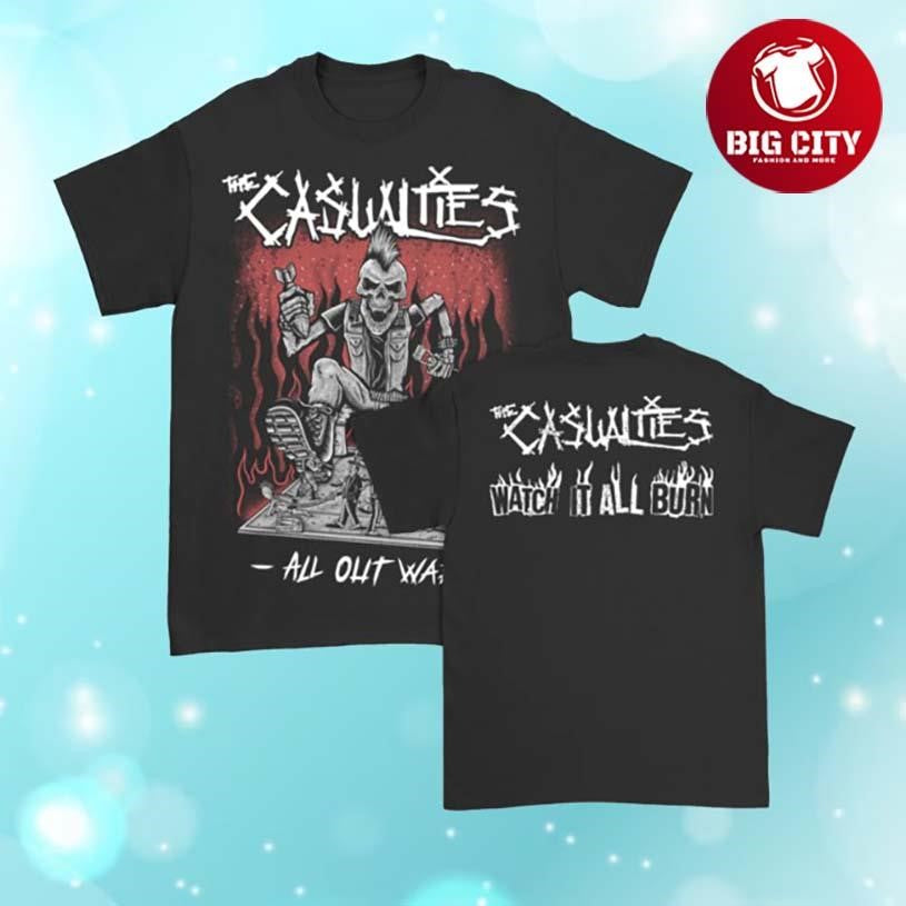 The Casualties Store All Out War Two Sided Shirt