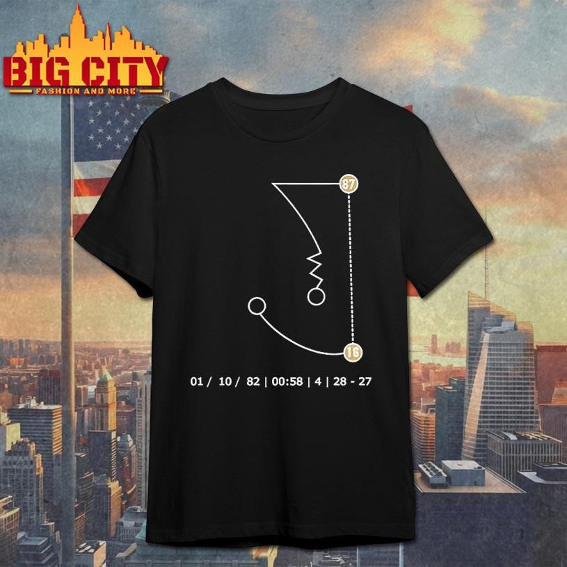 The Catch Joe Montana Dwight Clark Sf 49ers Shirt