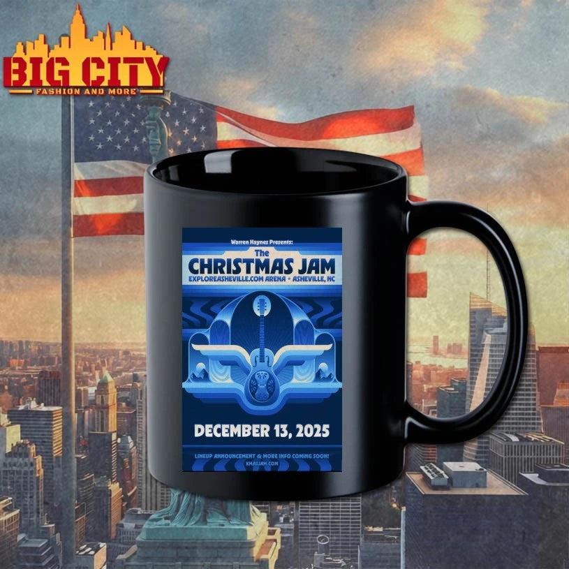 The Christmas Jam Asheville, NC Dec 13 2025 Tour Poster shirt