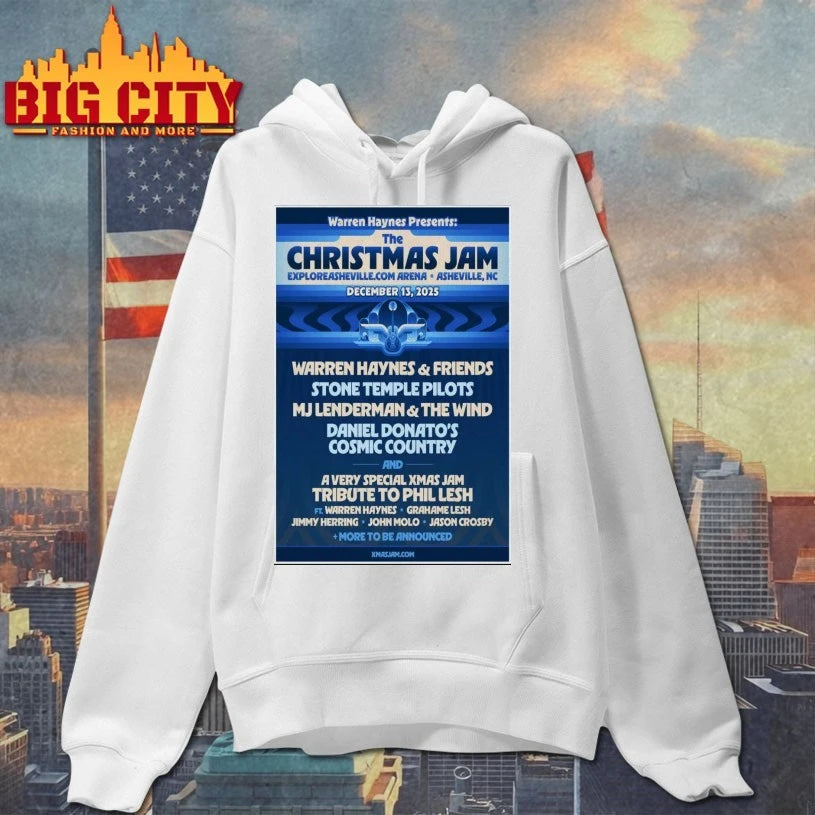 The Christmas Jam Asheville, NC December 13 2025 Poster Shirt