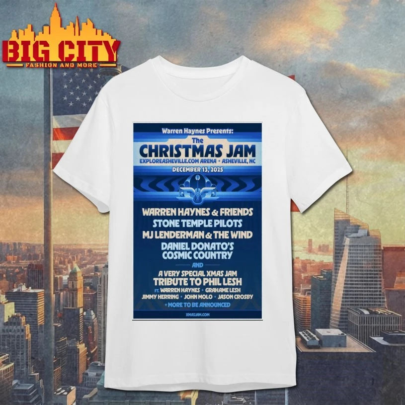The Christmas Jam Asheville, NC December 13 2025 Poster Shirt