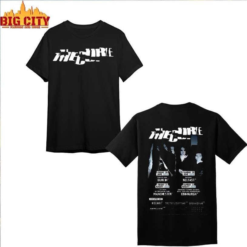 The Cure 2026 UK And Ireland Summer Shows Tour Schedule Dates Two Sided Shirt