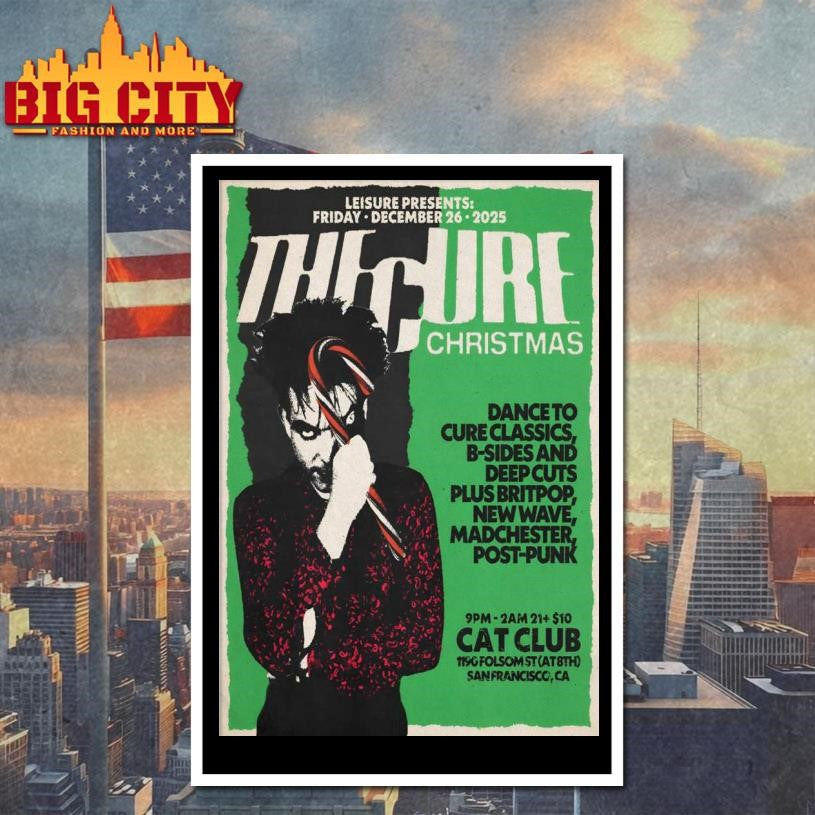 The Cure Event San Francisco CA On Dec 26 2025 Poster Shirt