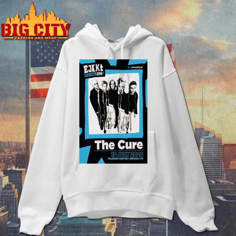 The Cure July 15 2026 Telekom Center Athens, Greece Poster Shirt