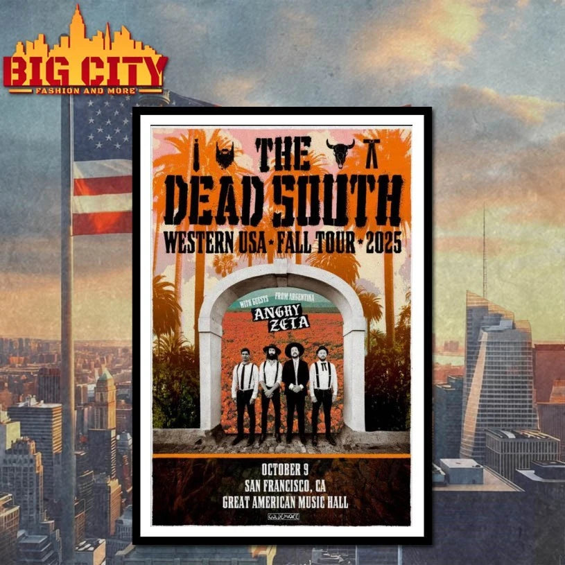 The Dead South Tour San Francisco, CA 10.09.2025 Poster Shirt