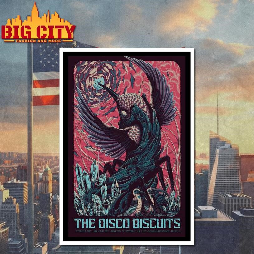 The Disco Biscuits 2025 Tour September Limited Poster Shirt