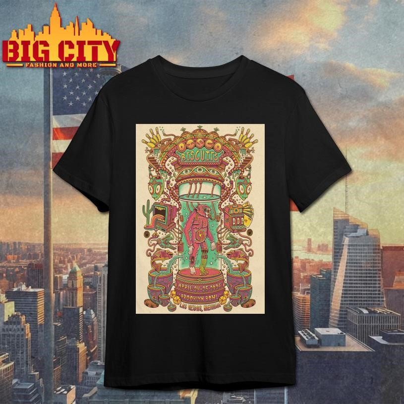 The Disco Biscuits Apr 24-26 2026 Brooklyn Bowl In Las Vegas NV Poster Shirt