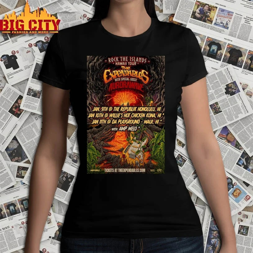 The Expendables Hawaii Concert Poster shirt