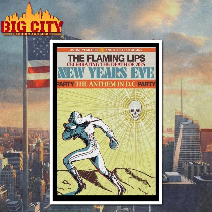 The Flaming Lips Dec 31 2025 DC Party Poster shirt