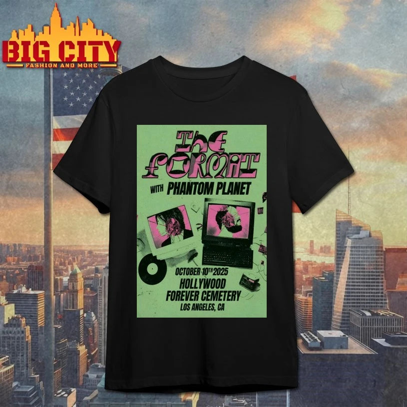 The Format And Phantom Planet Los Angeles CA October 10 2025 Poster shirts