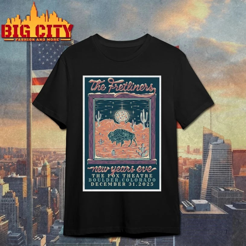 Official The Fretliners December 31 2025 In Boulder CO Poster shirt
