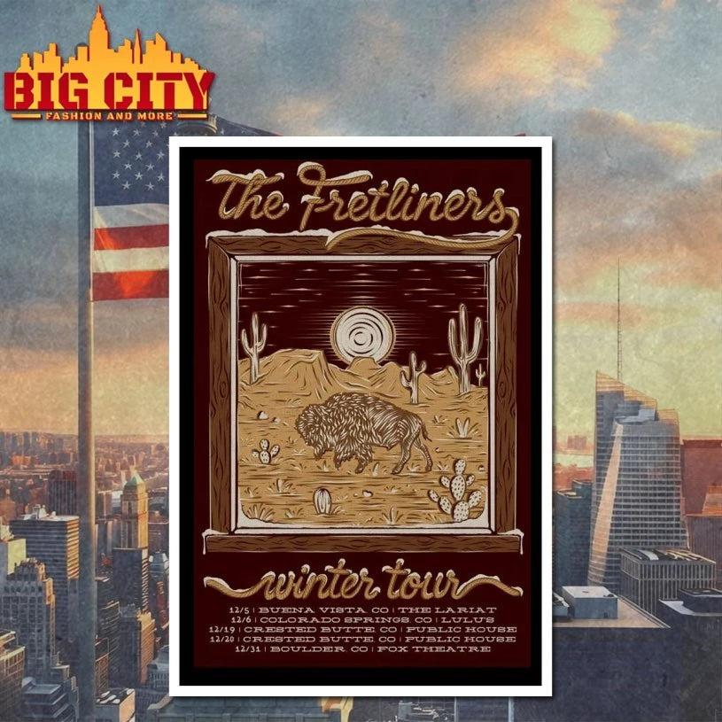 The Fretliners Winter Tour 2025 Poster Shirt