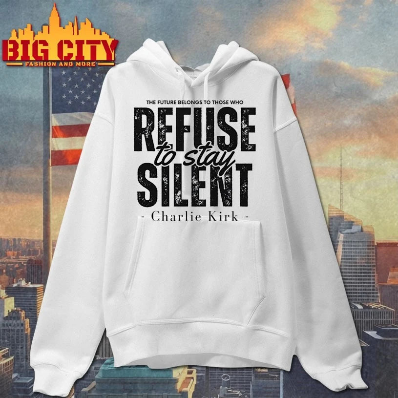 The Future belongs to those who Refuse The Stay Silent Charlie Kirk shirt