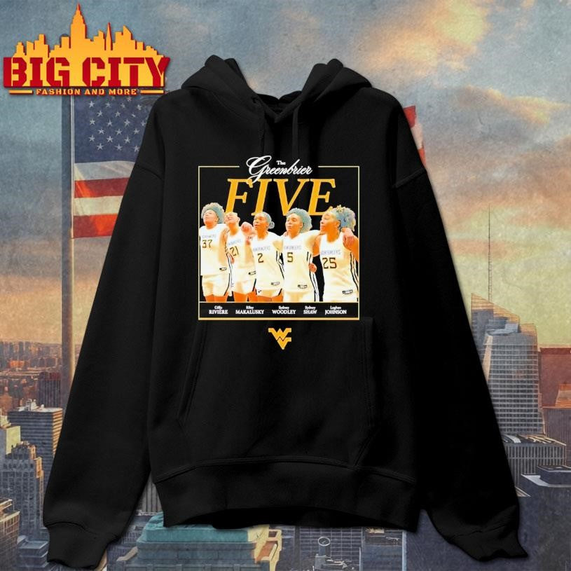 The Greenbrier Five Wvu Womens Basketball Team Shirt