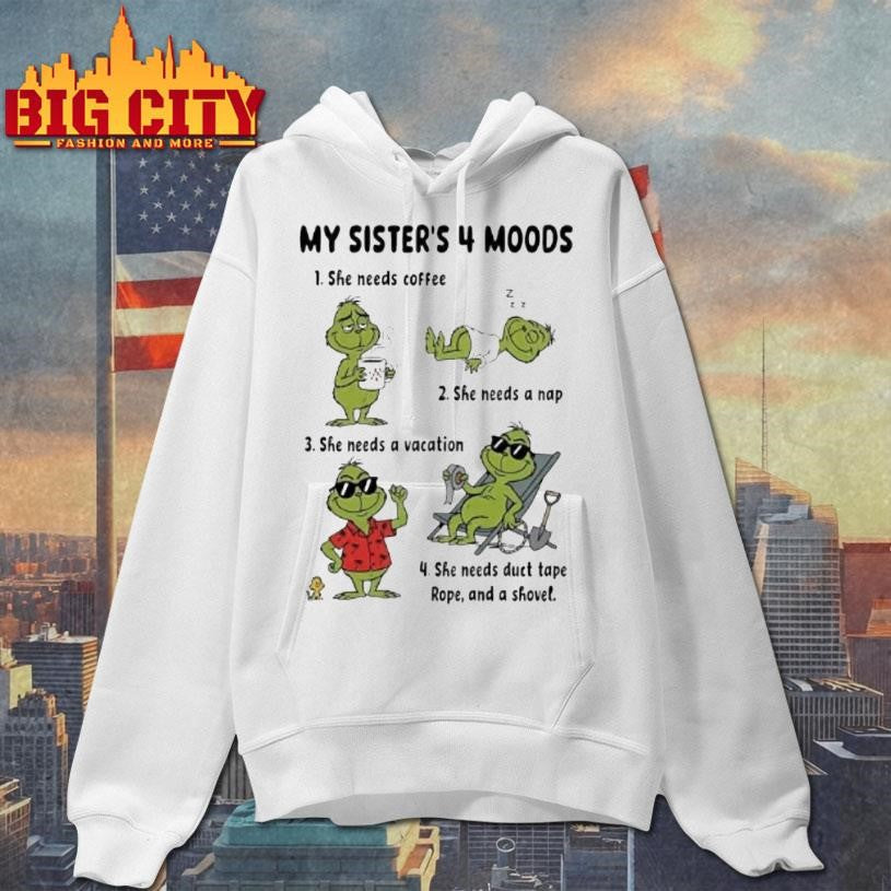 The Grinch Needs Coffee A Nap Vacation Duct Tape Rope And A Shovel Shirt