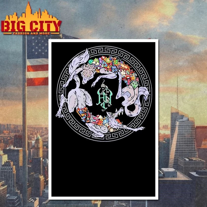 The HU Band Wolf Circle Emblem 2025 Shirt