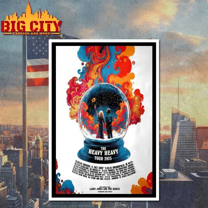 The Heavy Heavy 2025 Event Poster shirt