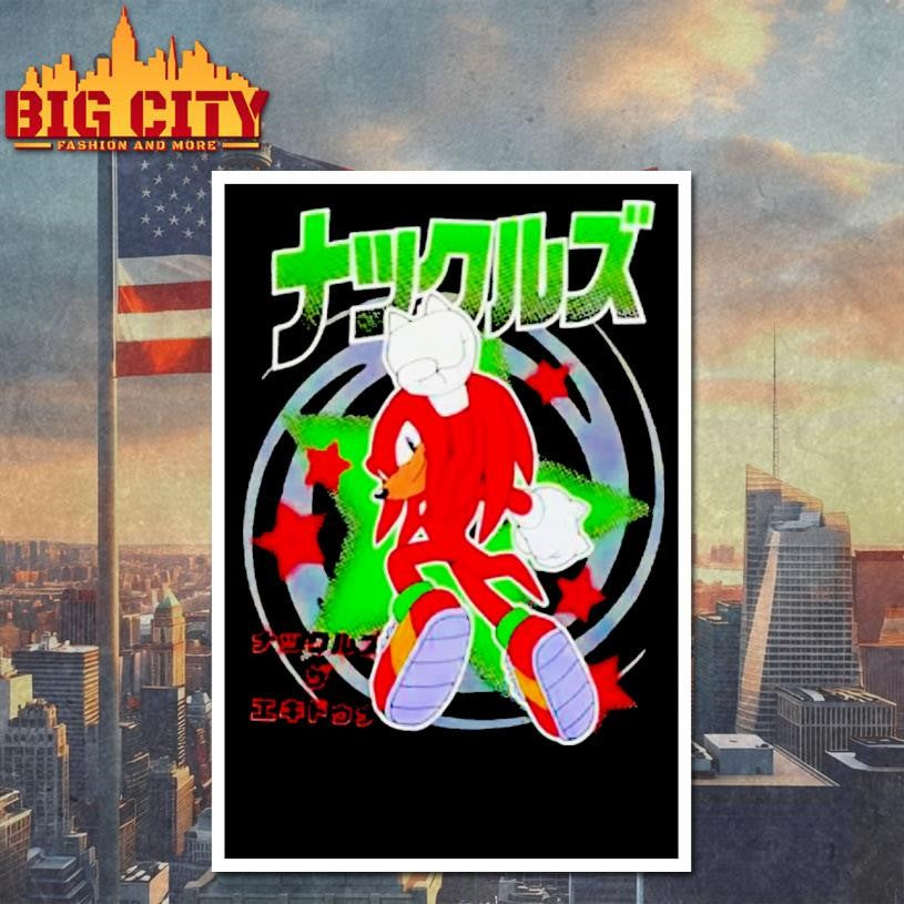 The Hedgehog Knuckles Star Portrait Shirt