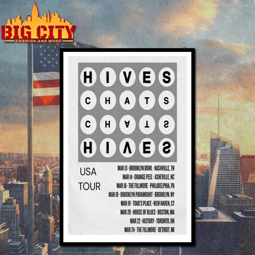 The Hives And The Chats American 2026 Shows Poster Shirt