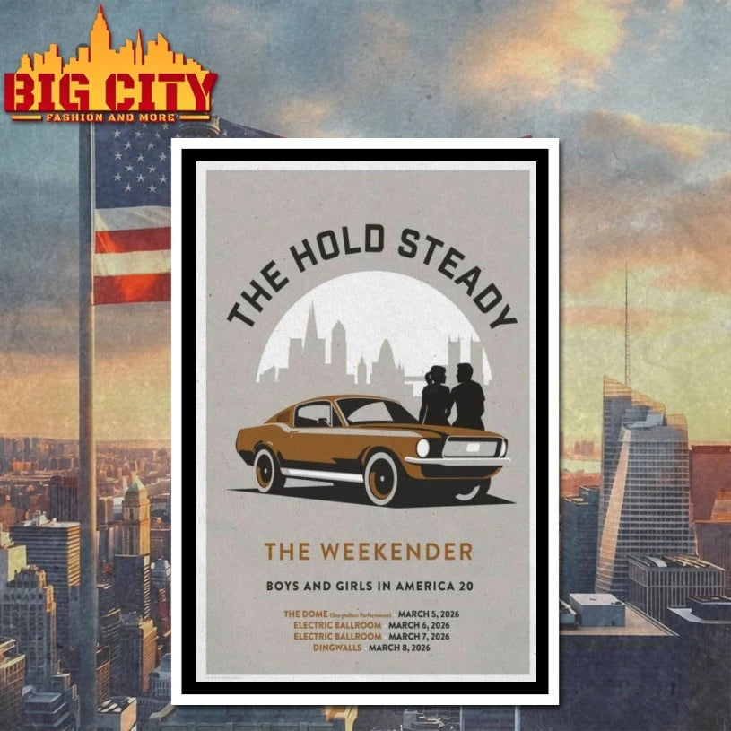 The Hold Steady The Weekender 2025 Poster shirt