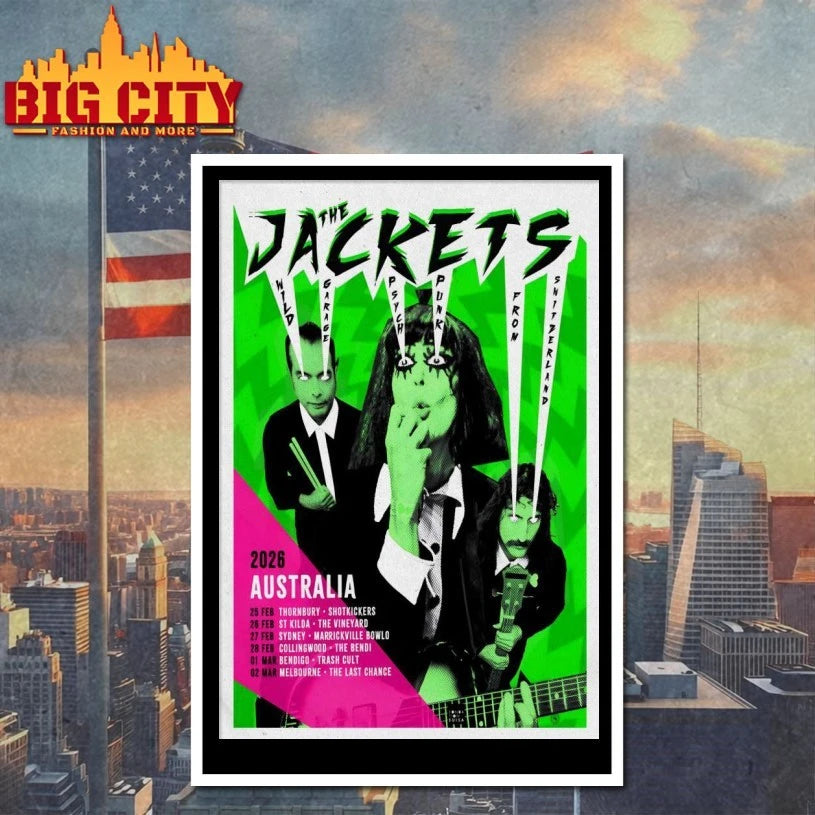 The Jackets Australia 2026 Shows Poster shirt