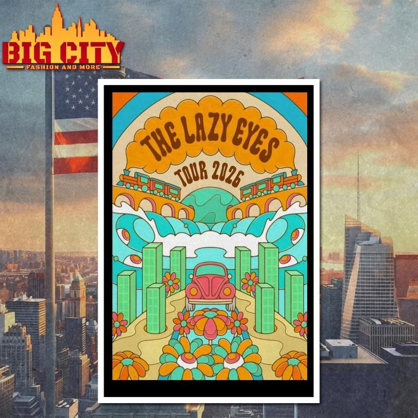 The Lazy Eyes Tour 2026 Poster Shirt