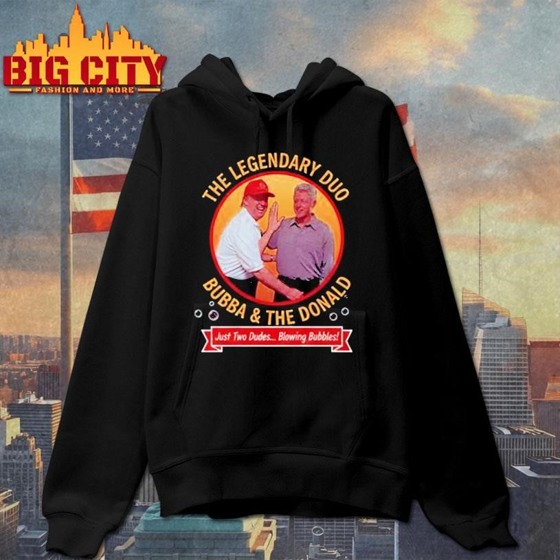 The Leagendary Dua Bubba and Trump Blowing Bubbles Shirt