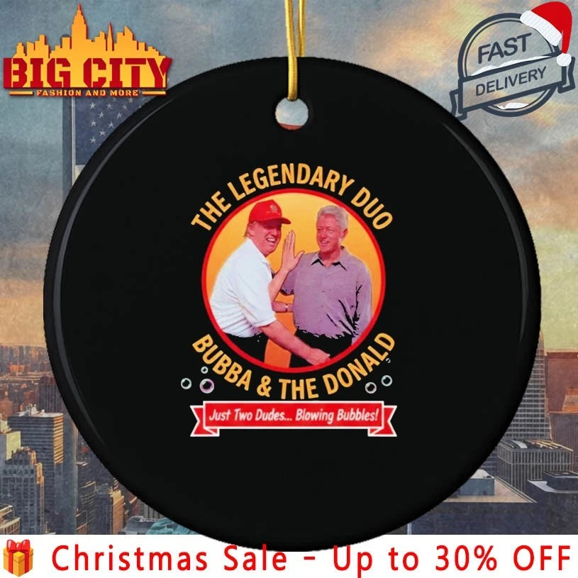 The Leagendary Duo Bubba and Trump Blowing Bubbles shirt
