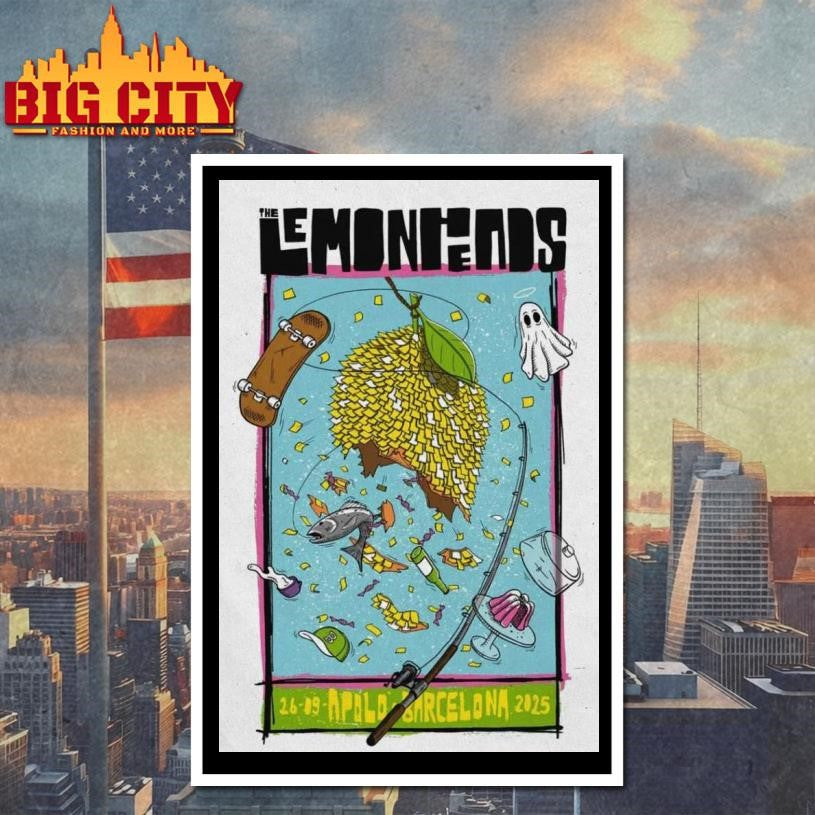 The Lemonheads Apolo Barcelona Sept 26 2025 Poster Shirt