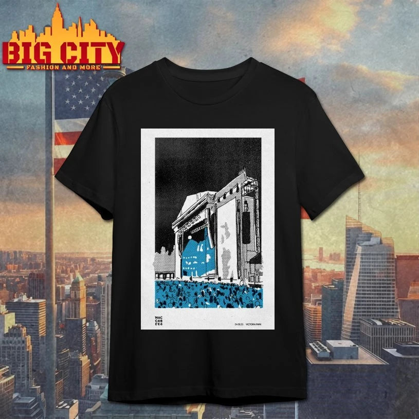 The Maccabees Aug 24 2025 Victoria Park AU Poster shirt