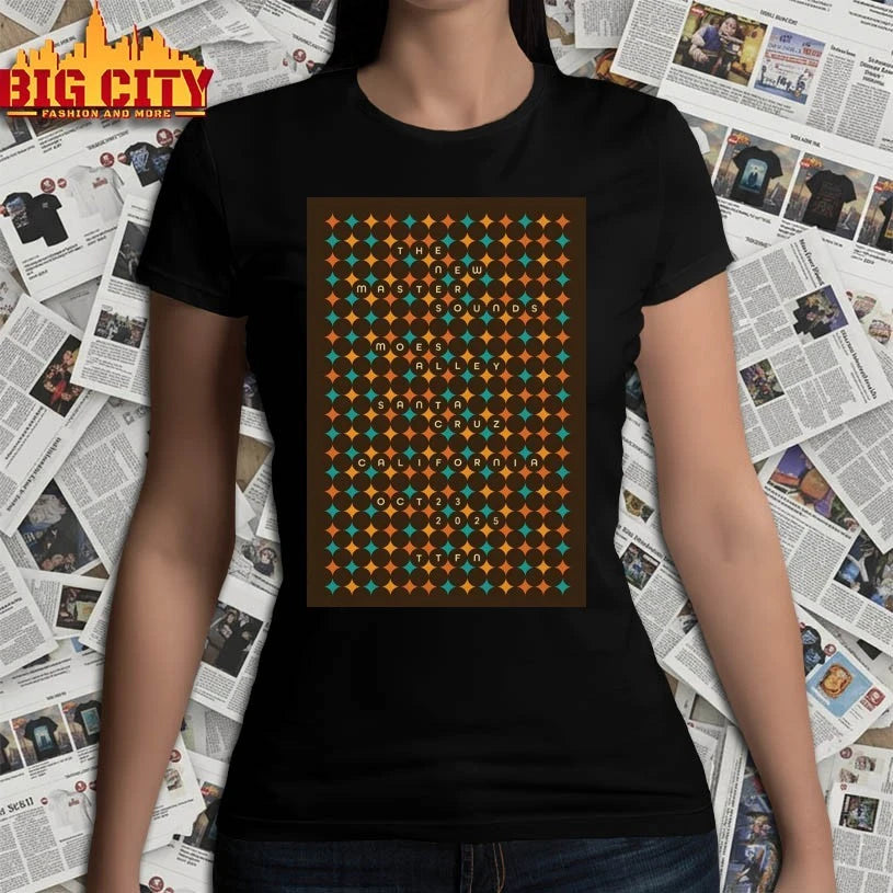 The New Mastersounds Oct 23 2025 Santa Cruz Tour Poster shirts