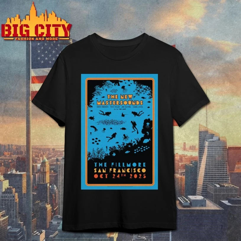 The New Mastersounds Oct 24, 2025 The Fillmore, San Francisco, CA Poster shirt