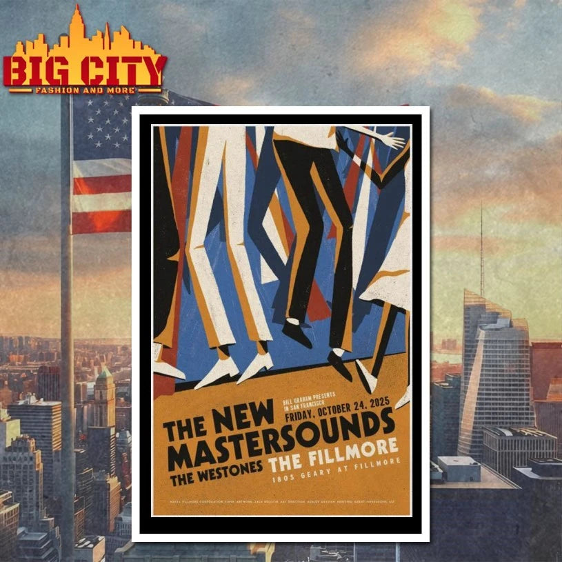 The New Mastersounds San Francisco October 24 2025 Poster Shirt