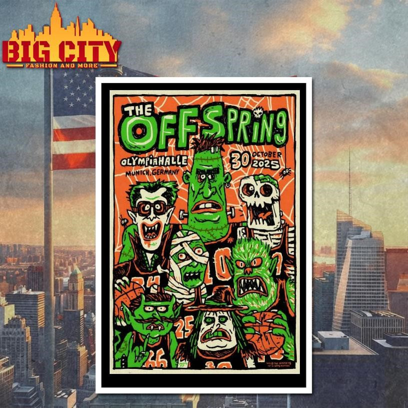 The OffSpring Munich Oct 30 2025 Show Poster Shirt