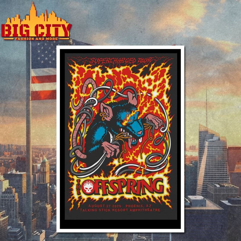 The Offspring August 27 2025 Talking Stick Resort Amphitheatre In Phoenix AZ Poster Shirt