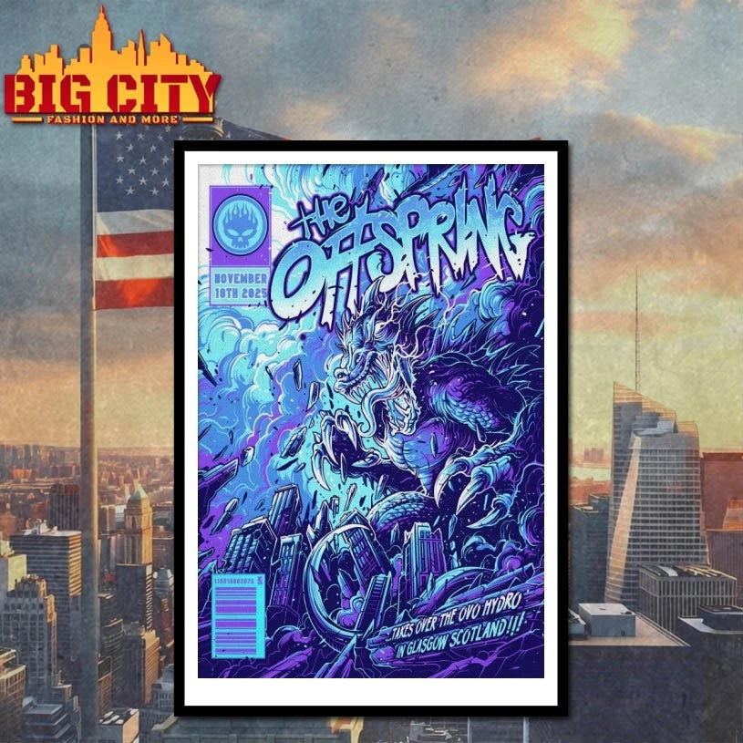 The Offspring In Glasgow Scotland On Nov 18 2025 Poster shirt