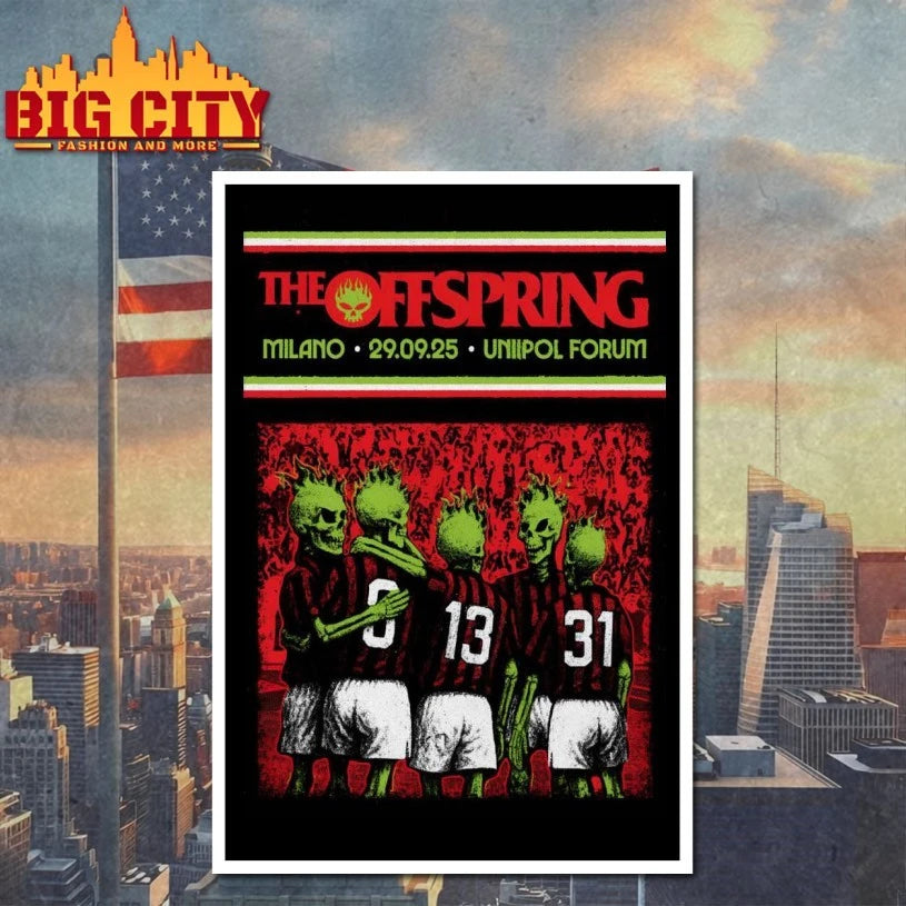 The Offspring Sep 29 2025 Unipol Forum Milano Show Poster shirts