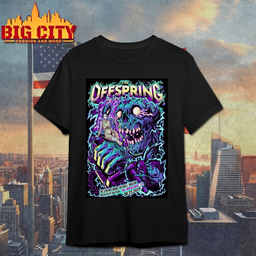 The Offspring The Cynthia Woods Mitchell Pavilion In The Woodlands TX Aug 23 2025 Poster Shirt