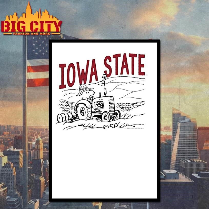 The Peanuts X Iowa State Woodstock Farmer Shirt