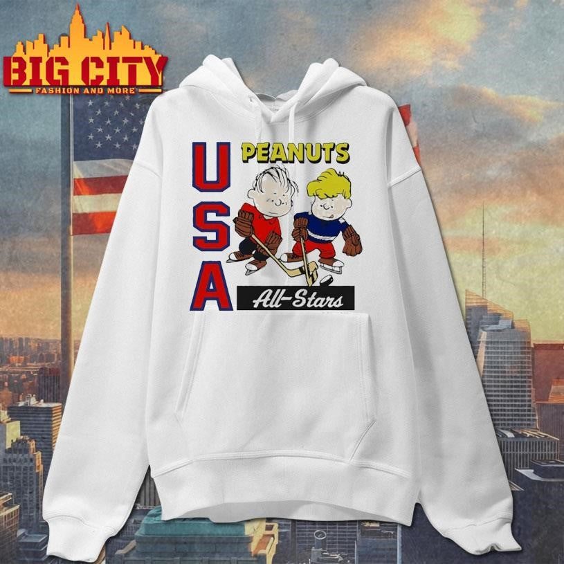The Peanuts X Usa Hockey All Stars Circle Shirt