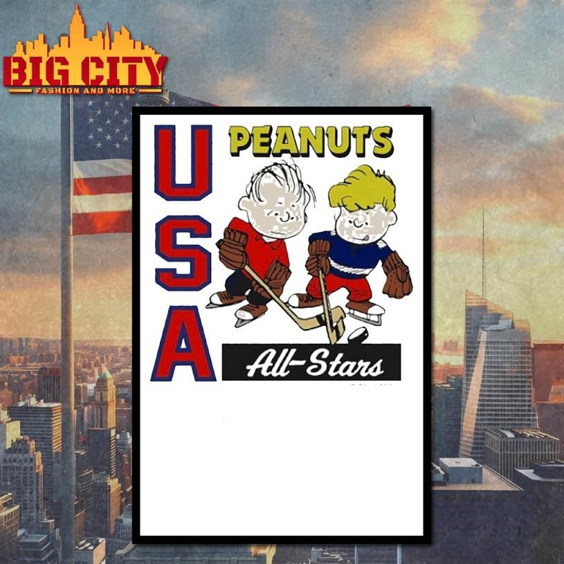 The Peanuts X Usa Hockey All Stars Circle Shirt