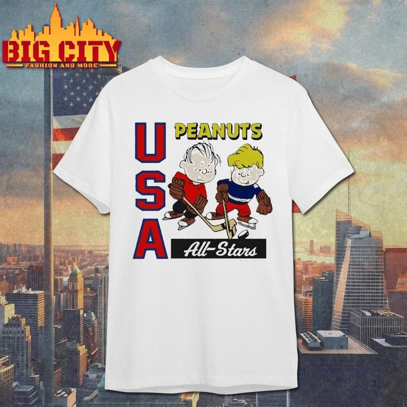 The Peanuts X Usa Hockey All Stars Circle Shirt