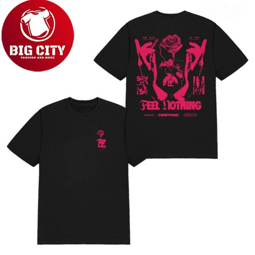The Plot In You Rose Feel Nothing 2025 Two Sided Shirt