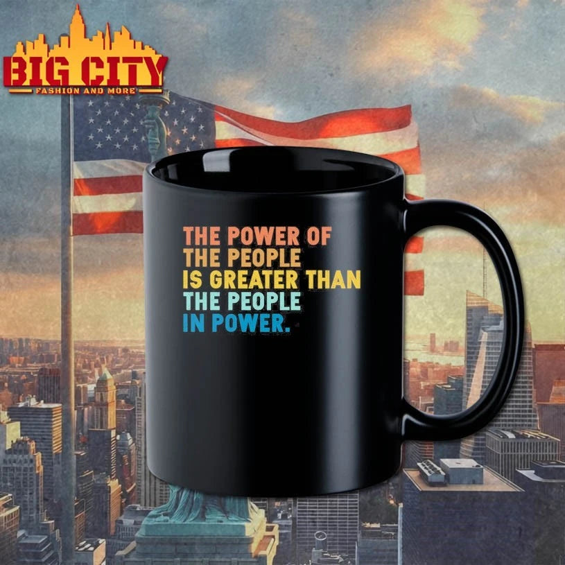 The Power Of The People Is Greater Than The People In Power vintage shirt