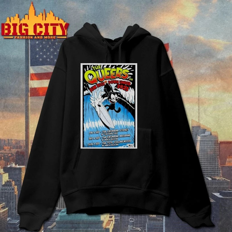The Queers 2025 Australia Tour Poster shirts