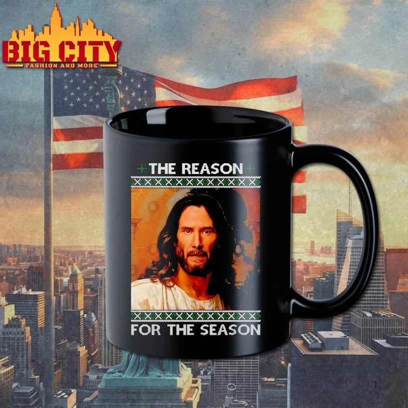 The Reason For The Season Jesus Keanu Christmas Shirt