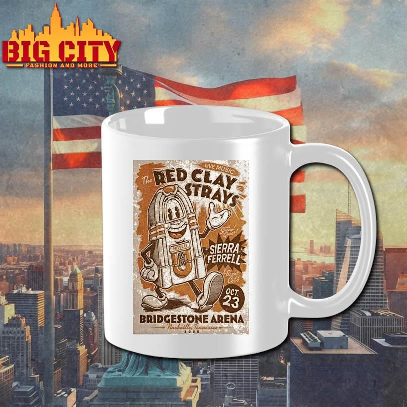 The Red Clay Strays October 23 2026 In Nashville Tn Shirt